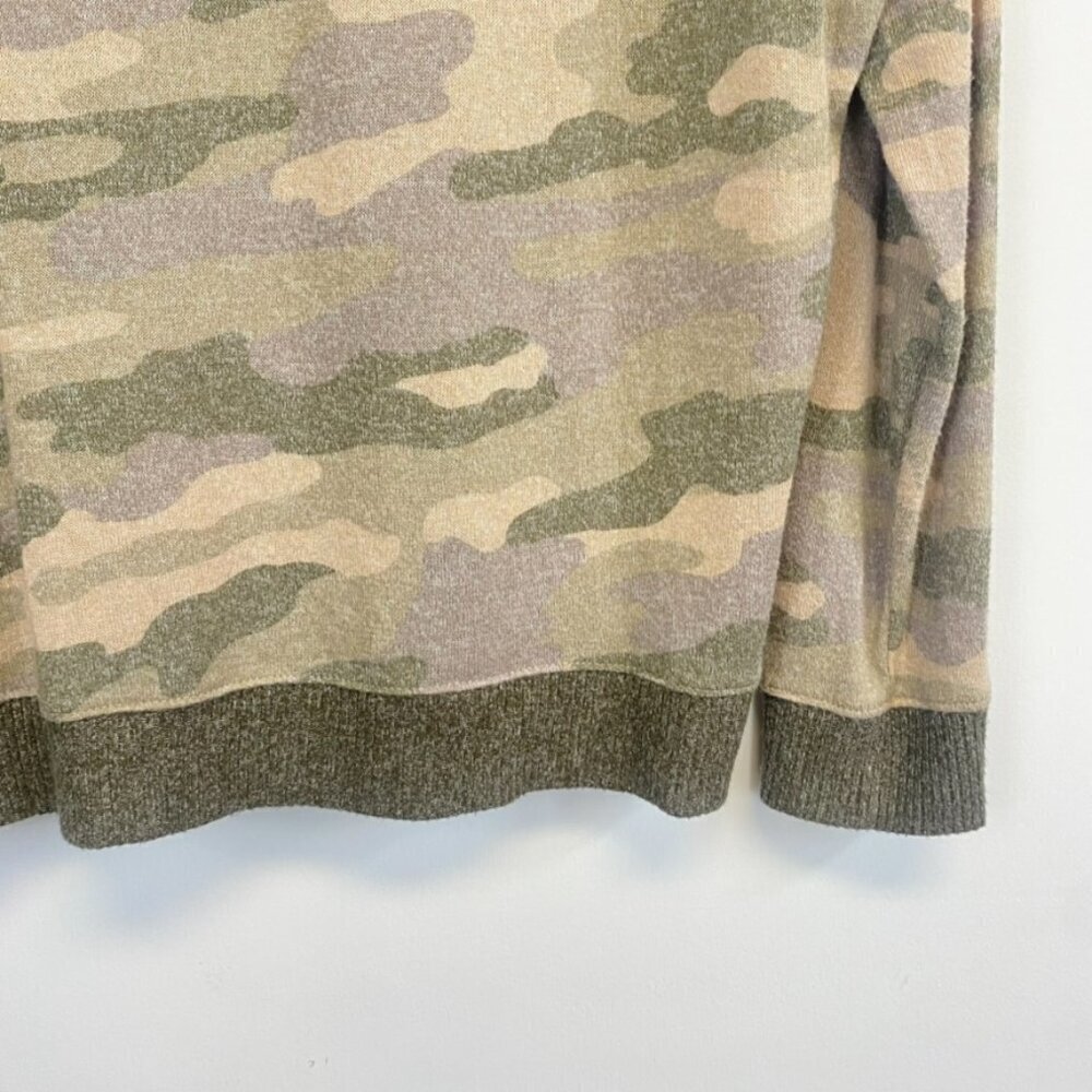 Lucky Brand Super Soft Camo Long Sleeve Top - Picture 8 of 8